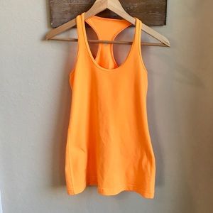 Lululemon Orange CRB tank size 6
